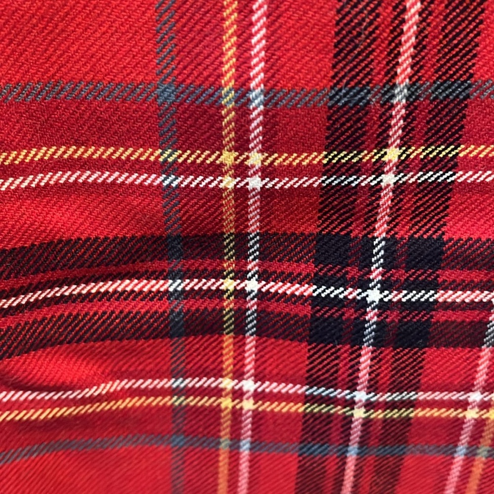 NWT RED PLAID WOOL 346 BROOKS BROTHERS SKIRT SIZE 16 - Picture 2 of 6